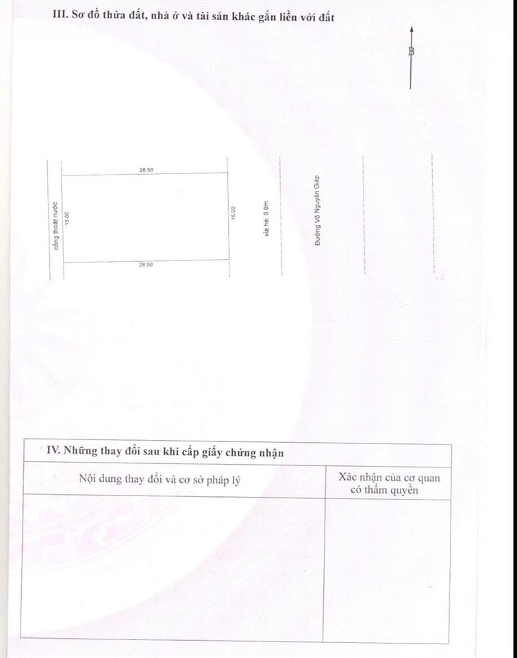 Cần bán lô đất mt võ nguyên giáp đối diện bãi tắm biển đông (428m2 giá 235 tỷ)