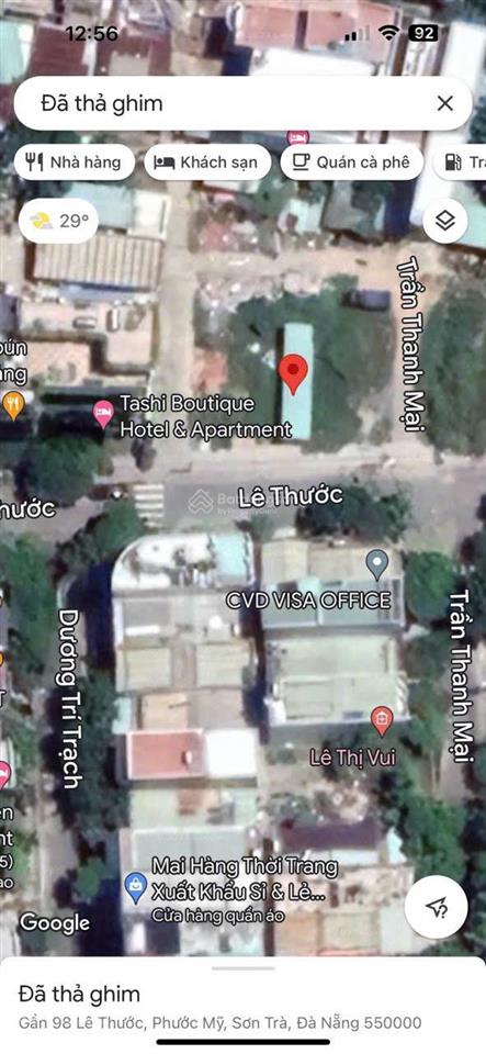 Cần bán lô giá tốt đường lê thước sát công viên 90m (16 tỷ)
