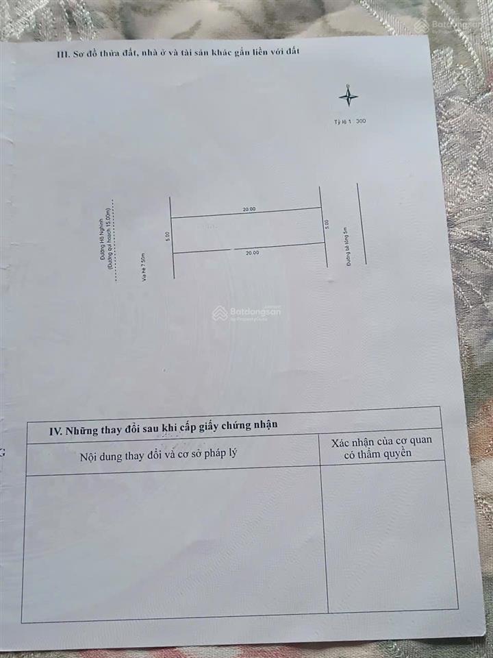 Cần bán lô đất 2 mt trước sau đường hồ nghinh gần hà chương s100m ( 37 tỉ )