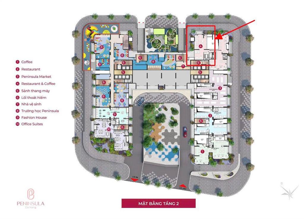 Shophouse khối đế sở hữu lâu dài, kinh doanh cho thuê cực tốt tại peninsula đà nẵng!