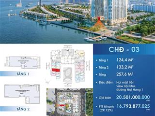 Căn hộ khối đế 2 tầng peninsula đà nẵng  khai thác dòng tiền bền vững, giá tốt sở hữu ngay