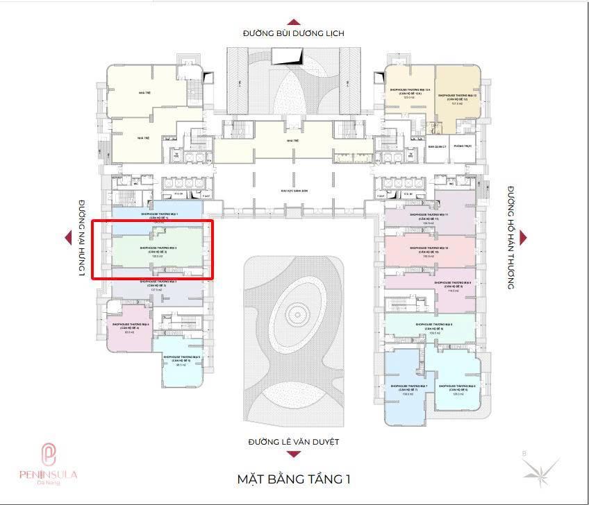 Hàng hiếm peninsula đà nẵng  2 mặt tiền, bề ngang 8m, kinh doanh cực đẹp