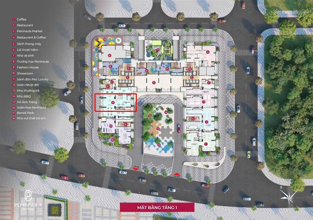 Hàng hiếm peninsula đà nẵng  2 mặt tiền, bề ngang 8m, kinh doanh cực đẹp