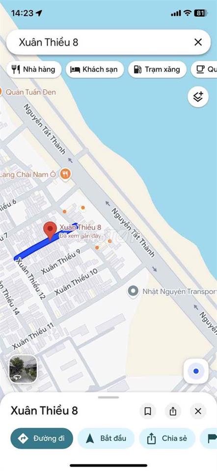 ĐẤT MẶT TIỀN GẦN BIỂN 300M