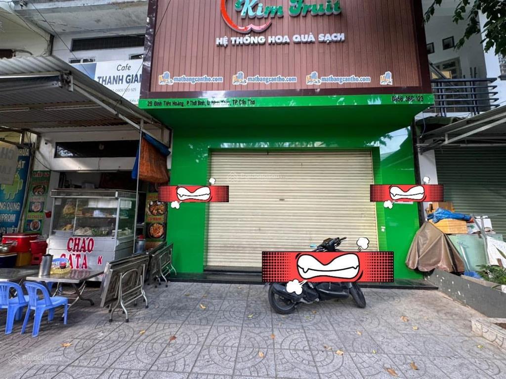 Cho thuê nhà mặt tiền đường đinh tiên hoàng, ninh kiều, tp cần thơ