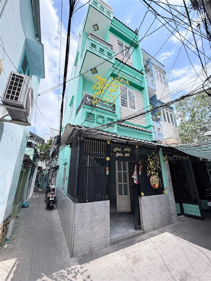 Nhà 4 tầng nguyễn duy p9q8 gần cầu chánh hưng