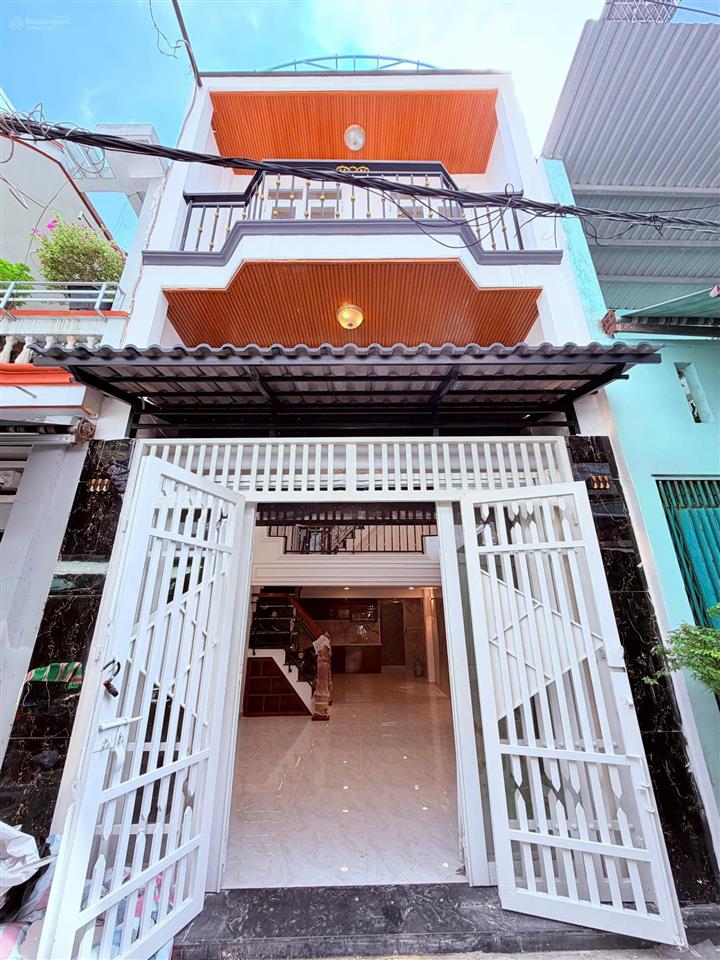 Nhà 4 tầng, hẻm 5m âu dương lân phường 3, quận 8