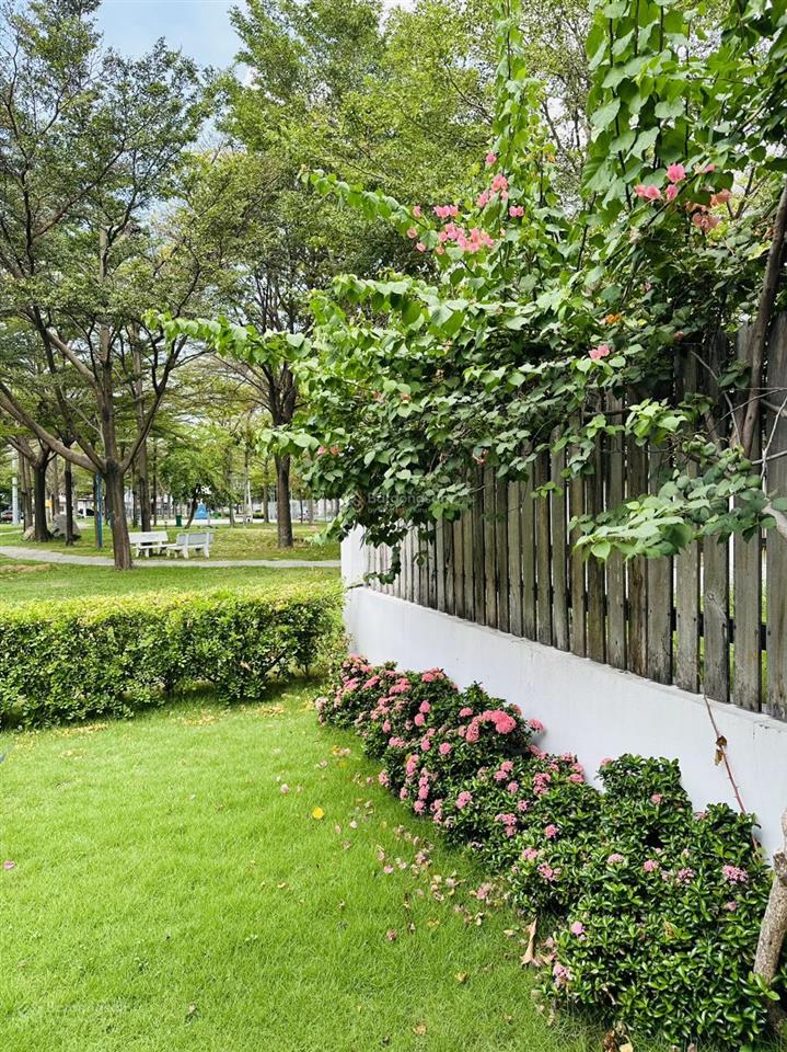 Cho thuê biệt thự đơn lập kế công viên đẹp, có 5 phòng ngủ tại oasis 1, vsip1, bình dương