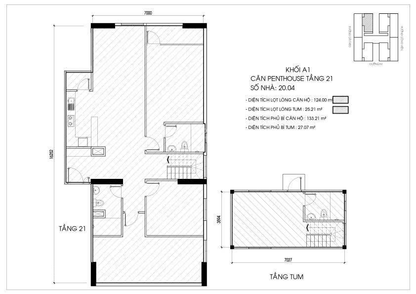 Pkd cđt mở bán căn penthouse 165m2, 4pn, 4wc, 2 tầng. sở hữu chỉ từ 1,5tỷ, vào ở liền