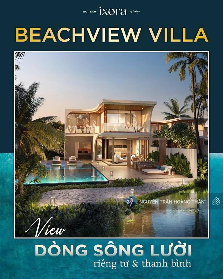Biệt thự biển ixora hồ tràm. thanh toán 35% nhận nhà 2026 và nhận doanh thu khai thác cho thuê