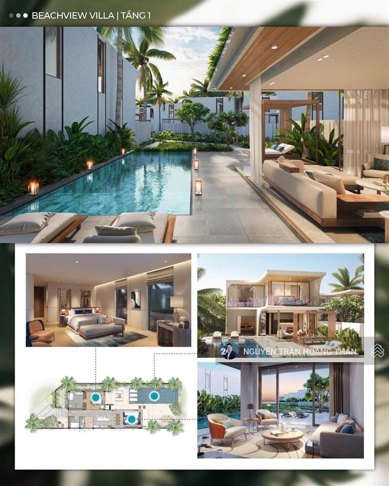 Biệt thự biển ixora hồ tràm. thanh toán 35% nhận nhà 2026 và nhận doanh thu khai thác cho thuê