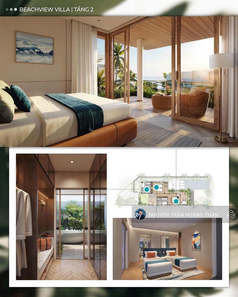 Biệt thự biển ixora hồ tràm. thanh toán 35% nhận nhà 2026 và nhận doanh thu khai thác cho thuê