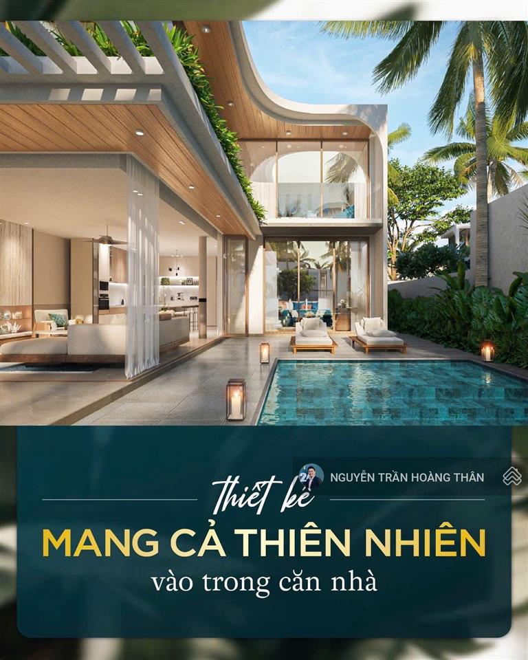 Biệt thự biển ixora hồ tràm. thanh toán 35% nhận nhà 2026 và nhận doanh thu khai thác cho thuê