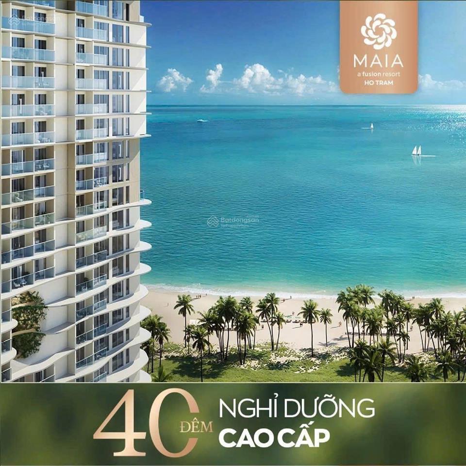 Căn studio dự án maia tổ hợp the grand hồ tràm. căn view biển + view nội khu
