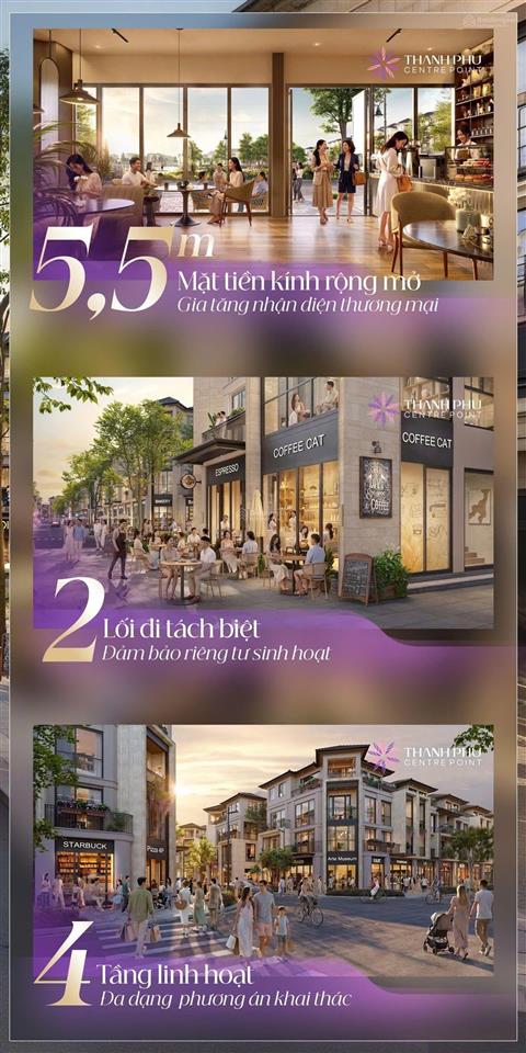 Bán nhà phố thanh phú centre point bến lức (chủ đầu tư bim land)  đợt 1 giá cđt, hỗ trợ ls 0% 24th
