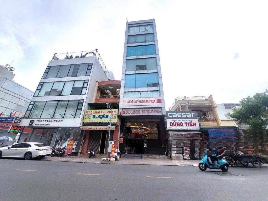 Toà nhà mt vườn lài 8x21m nở hậu nhẹ, hầm 5 tầng thang máy. vị trí đẹp ngay ngã 4 nguyễn xuân khoát