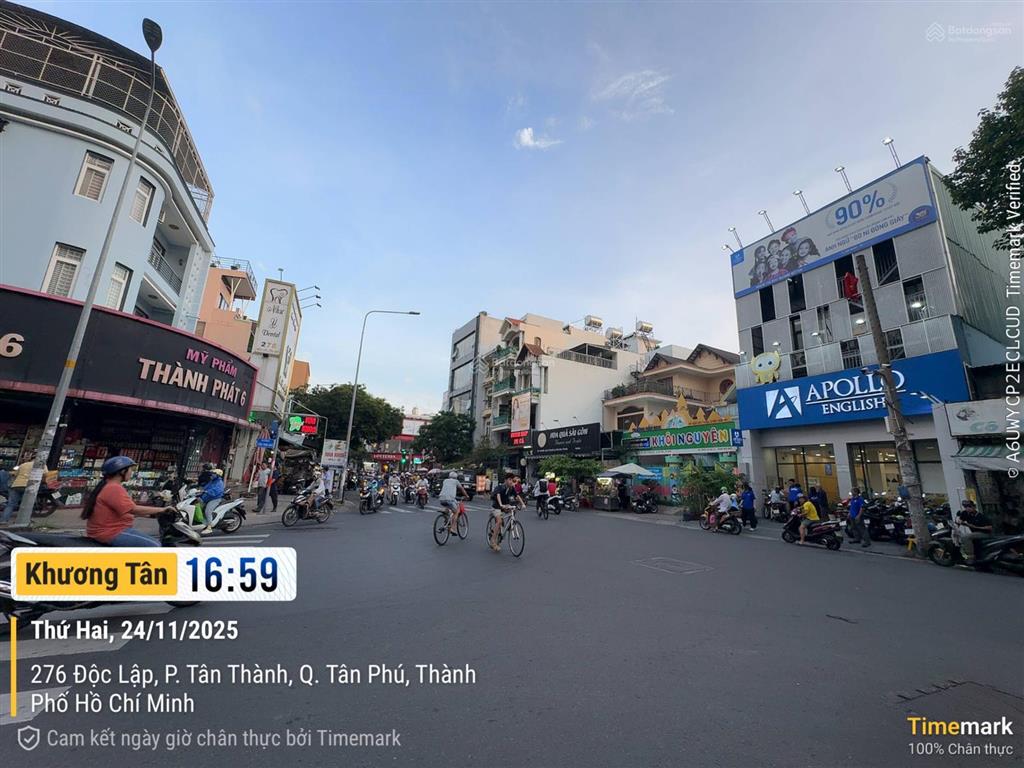 Chính chủ bán nhà mặt tiền độc lập 4.5x18m, 3 tầng sẵn có hđthuê. vị trí kd sầm uất gần tân sơn nhì