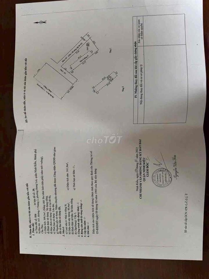 bán nhà mặt tiền 3-2 tân an cần thơ