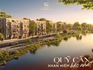 Bán biệt thự song lập mặt sông vinhomes wonder city 228m2 giá 65,996 tỷ