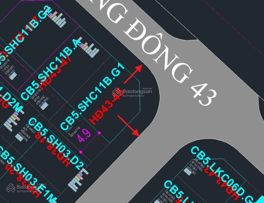 Bán shophouse góc siêu dòng tiền vinhomes wonder city 35,726 tỷ 177.5m2 đường trục chính