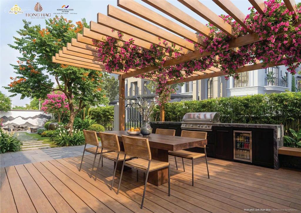 Bán suất ngoại giao căn nhà vườn hồng hạc city phú mỹ hưng 13,38 tỷ 111m2 sổ đỏ lâu dài