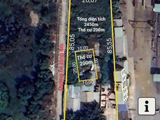 Bán đất 2 mặt tiền nguyễn văn bứa 2650m2, giá 14 tr/m2