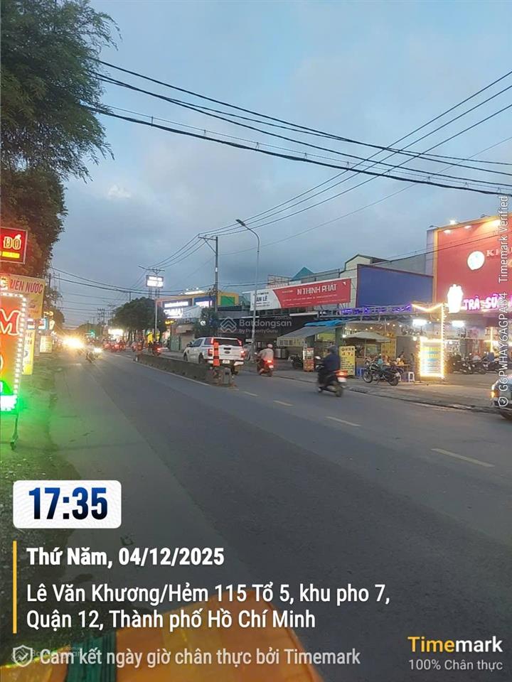 Bán đất mặt tiền lê văn khương, 4323m2, giá 48 tr/m2