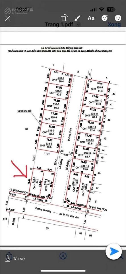 Bán đất ngay võ văn vân lại hùng cường 5,8m x 14m giá bán 3,65 tỷ