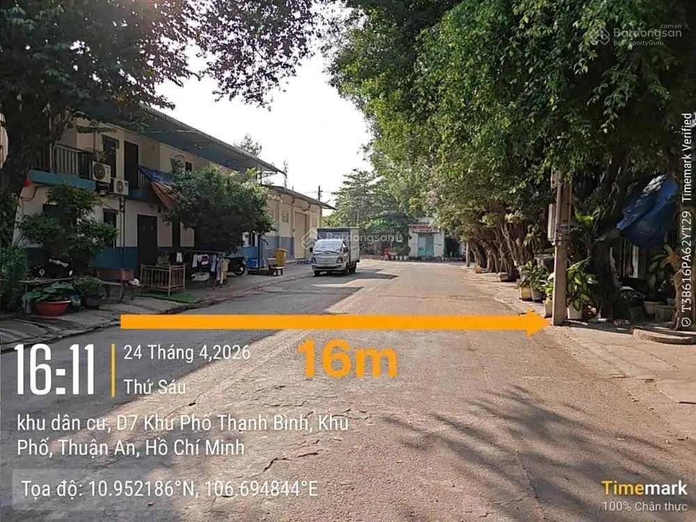 Thanh lý đất trống 410m2 tại phường an thạnh, giá tốt 5,8 tỷ, bình dương