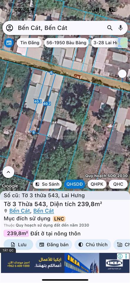 Bán đất có nhà và nhà trọ sát trung tâm bàu bàng, tphcm  0982 070 *** (hương)