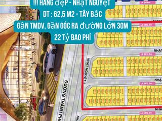 Hot căn liền kề 62.5m² nhật nguyệt vinhomes global gate vị trí vàng cạnh tttm, ra đường lớn