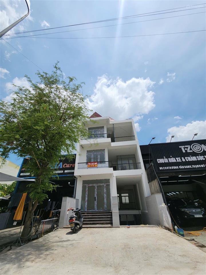 Cho thuê nhà mặt tiền trương văn bang, thạnh mỹ lợi, quận 2  hầm + 4 lầu 80tr/tháng