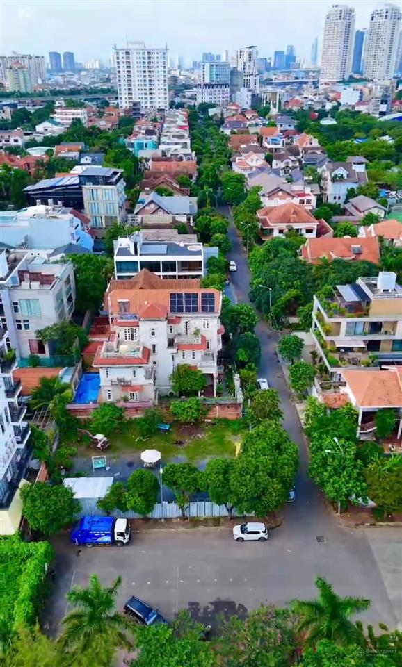 Bán đất view sông góc 2mt khu compound fideco  14 thảo điền, dt 23mx16,5m cn 503m giá 165 tỷ tl