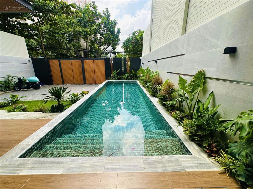 Hạ 20tỷ! bán gấp biệt thự 2mt fideco thảo điền  1t1l sân vườn hồ bơi, dt 510m(17x30) giá 153tỷ tl