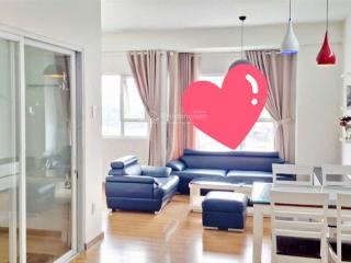 Căn hộ flora anh đào có nội thất gỗ & máy lạnh 54m2 1pn+, 1wc nhà sẵn dọn vào ở ngay chỉ 7,3 triệu