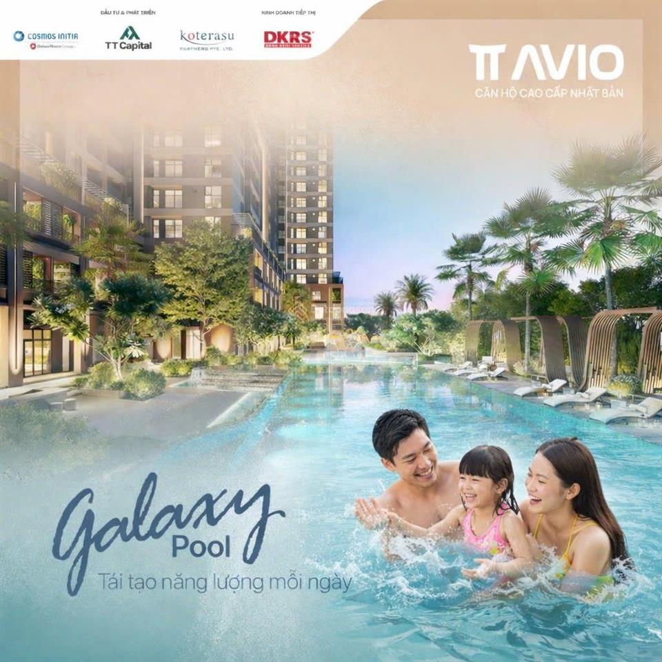 Căn hộ tháp avis 1 phòng ngủ 42m2 chỉ 1.65 tỉ ưu đãi phí quản lý