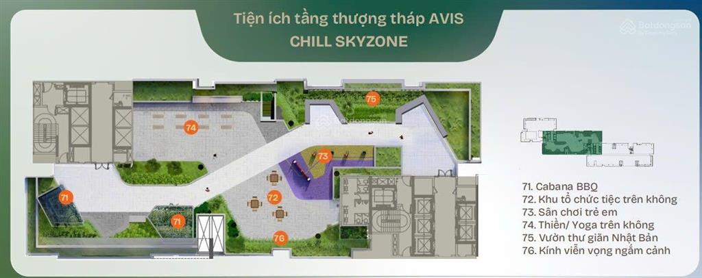 Căn hộ tháp avis 1 phòng ngủ 42m2 chỉ 1.65 tỉ ưu đãi phí quản lý