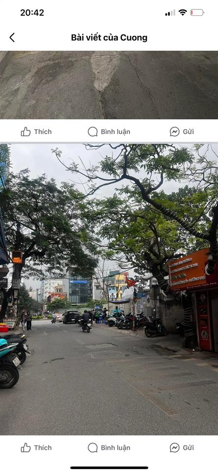 Bán đất mp khu vực ngã tư sở  thanh xuân. dt 350m2 x mt 12m. giá 161 tỷ