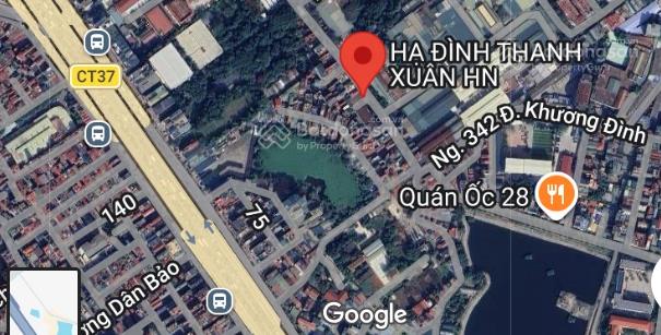 Bán mảnh đất mp khương đình  thanh xuân. dt 350m2 x mt 12m. giá 440tr/m2
