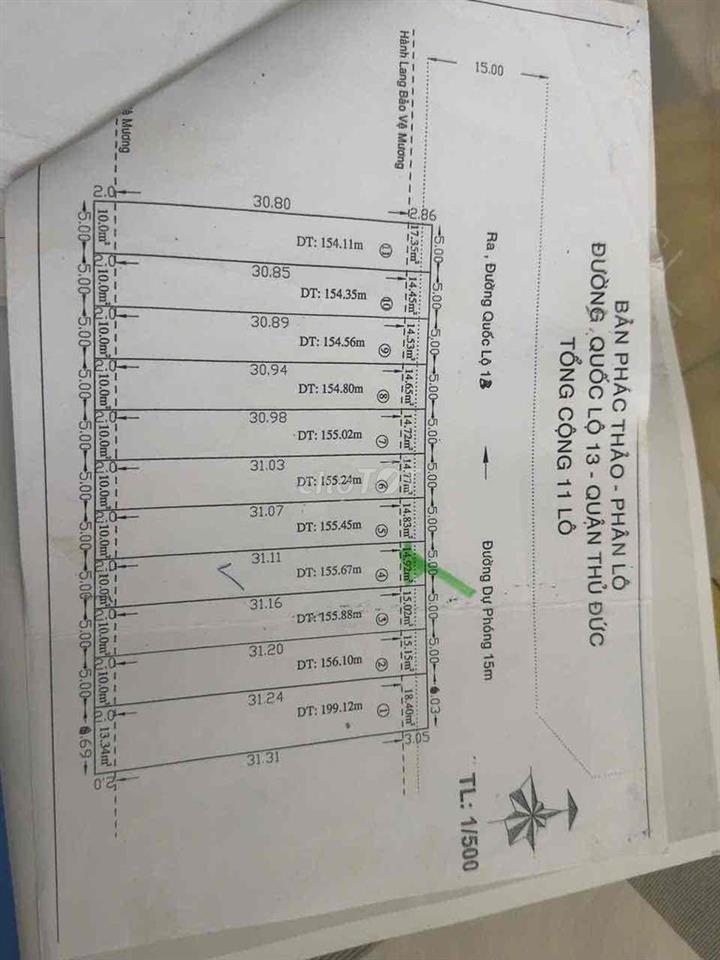 Bán Đất 160m Giá 11ty5 Thương Lượng . Phù Hợp Xây Căn Hộ