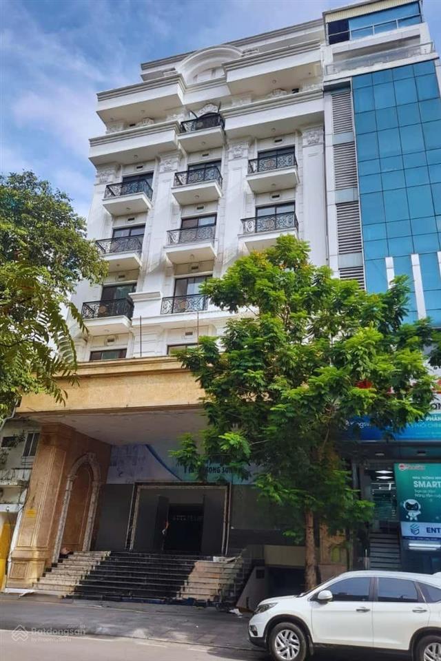 Đẹp ! mặt tiền 10m 9 tầng 275m2 xã đàn dòng tiền 500tr/th pháp lý sạch