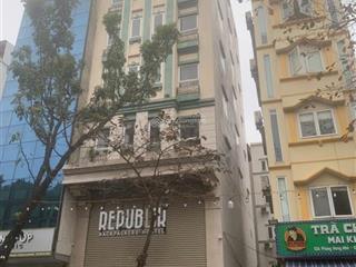 Tài sản bền vững măt tiền 7m chợ hàng da 7 tầng ( 2 hầm ) 150 tỷ pccc, gpxd đủ