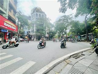 Mặt vườn hoa quán thánh mặt tiền 60m 4 tầng 50 tỷ sdcc vuông