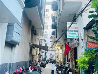 Phố nhà chung 100m2 36.5 tỷ 2 mặt trước sau xây khách sạn siêu đẹp