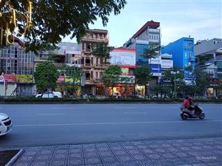 Mặt phố khu trần khát trần mặt tiền 8m 106 tỷ vỉa hè rộng view hồ view công viên