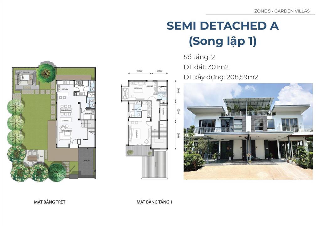 Căn hiếm biệt thự đảo swanbay khu garden 309 m2 giá chỉ 71 triệu/m2