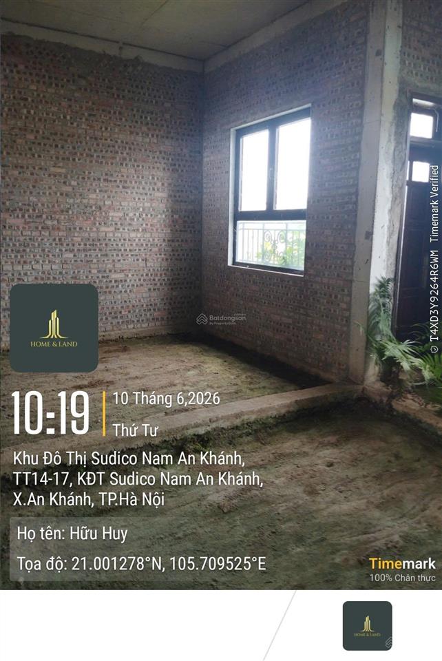 Cho thuê liền kề nam an khánh dt 145m2 nhà thô giá thuê 8tr/th