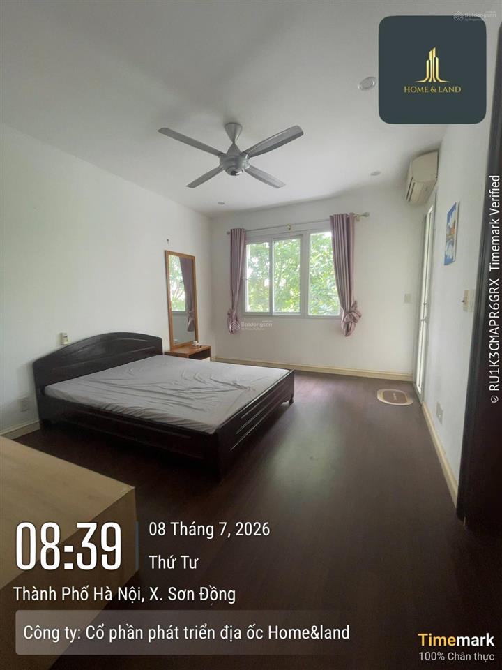 Cho thuê liền kề splendora full nội thất nhà đẹp, hướng bắc nam mát mẻ
