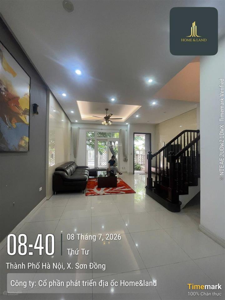 Cho thuê liền kề splendora full nội thất nhà đẹp, hướng bắc nam mát mẻ