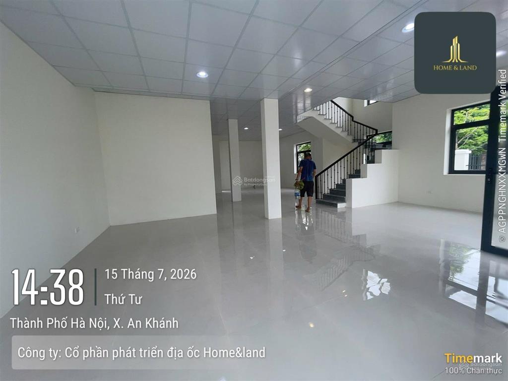 Cho thuê biệt thự căn góc song lập kđt vista nam an khánh